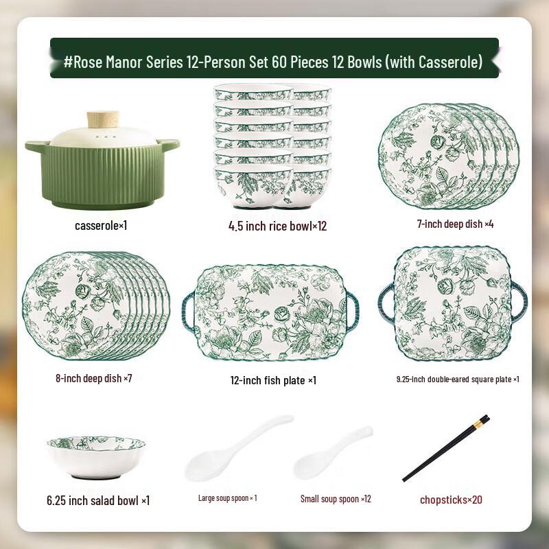 Modde Lanka Rose Garden Enamel Cookware Gift Set