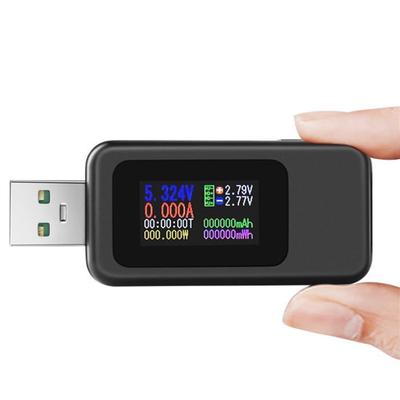 Digitální USB tester s barevným displejem — napětí, proud a výkon 4–30V 0–6,5A 120W