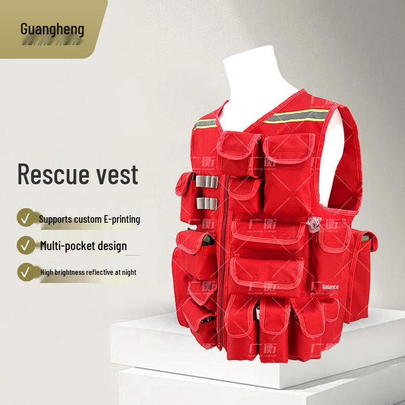 Multi-Pocket Reflective Safety Vest