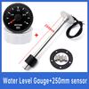 52mm 0-190ohm Water Level Gauge 7 Color Backlight and 100mm-500mm Water Level Indicator Fit for Car Boat Marine 12V 24V