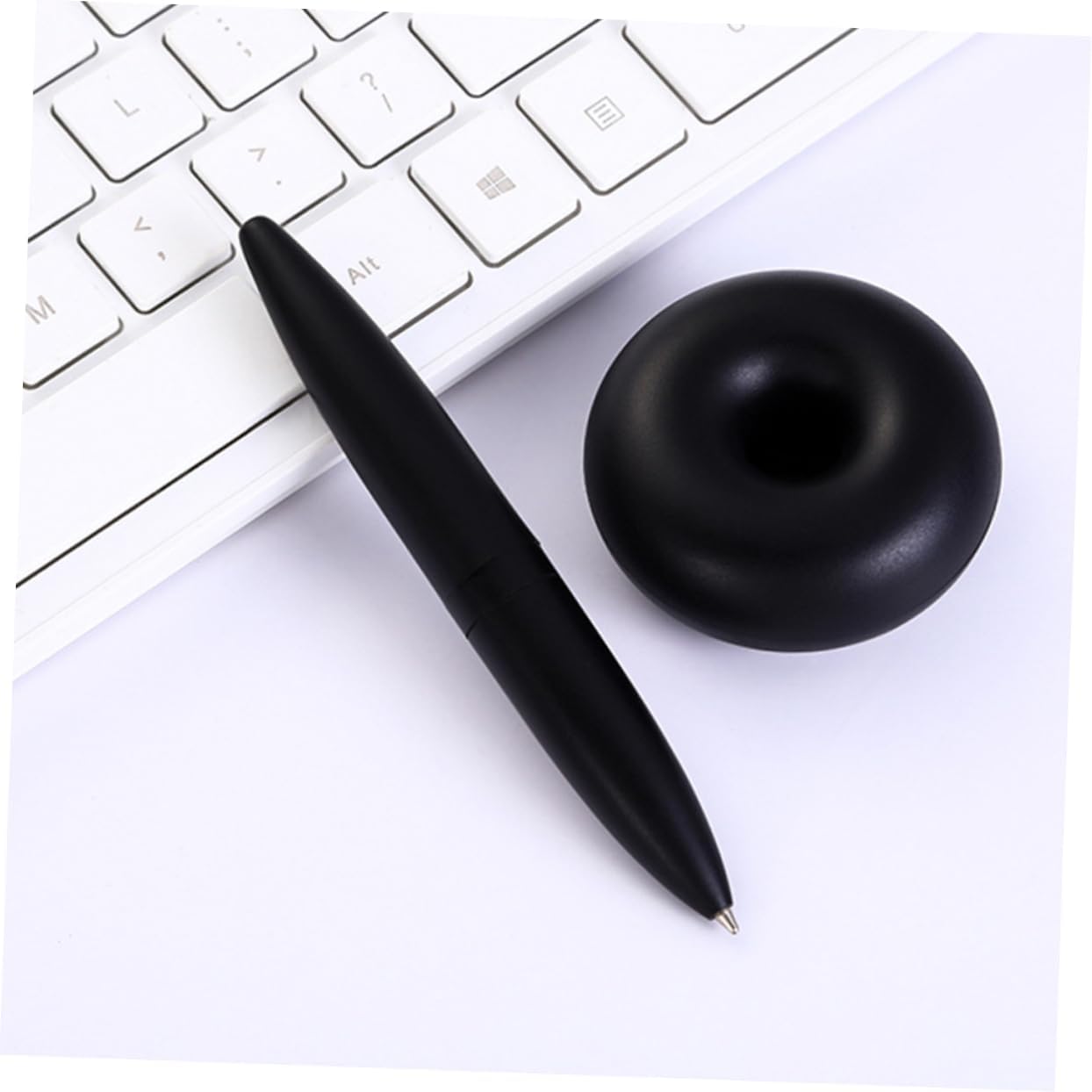 NUOBESTY 2pcs Maglev Ballpoint Pens Magnetic Floating Fidget Pen for Office Counter Writing Signature