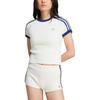 adidas Premium Full Fashioned Casual Comfortable Short Sleeve Raglan T-Shirt Women Tops White IX0945