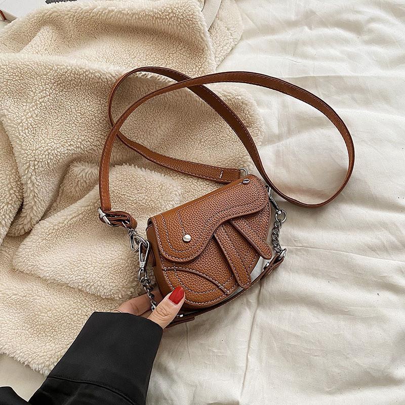 Small Bag Childrens Saddle Handbag Stylish Crossbody Bag Clothing Bag Accessory