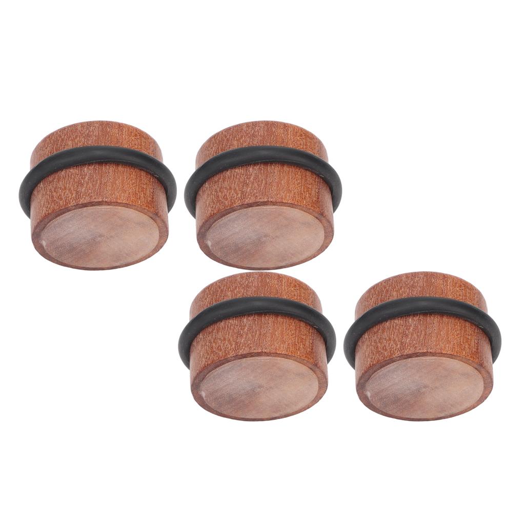 4PCS Cylindrical Door Stopper Prevent Silent Punch Free Solid Wood Floor Door Stopper with Bl