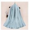 Pure White Medium-Thickness Soft Skin-Friendly Unisex Scarf Shawl