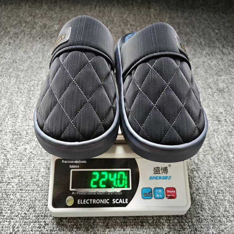 Men's Waterproof Cotton Slippers - 2026 Winter Style, Anti-Slip Indoor, Warm for Couples, Autumn/Winter Collection