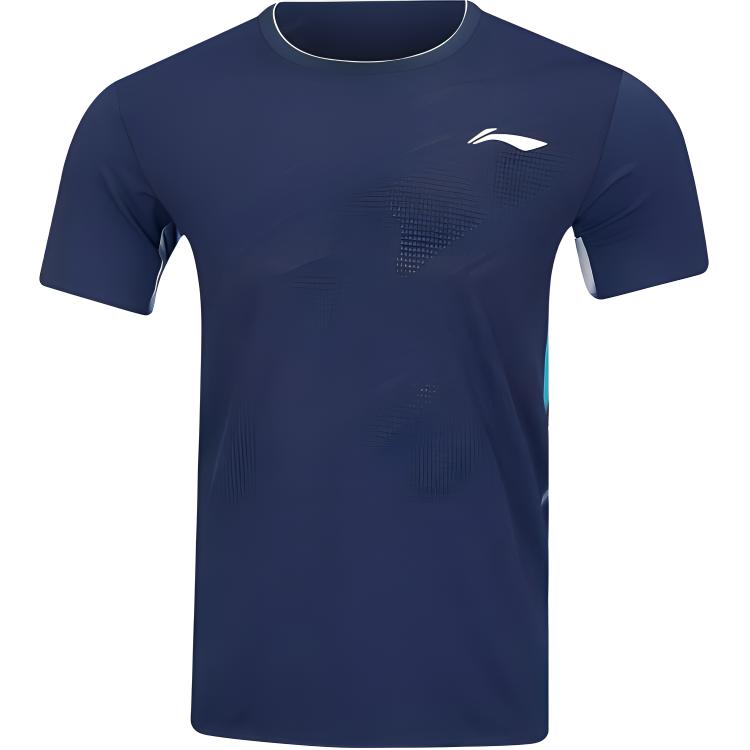 

Li Ning Теннисная серия Спортивный повседневный простой пуловер с круглым вырезом Блок цвета Удобная дышащая футболка с коротким рукавом для бадминтона Топы унисекс AAYV103-2 3XL