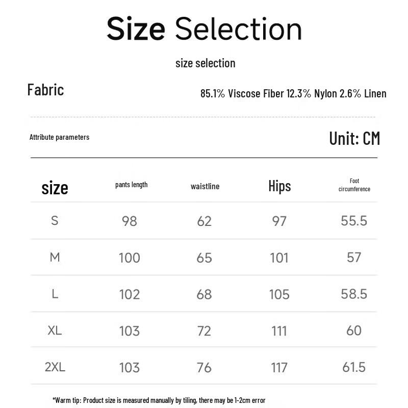 Huili Women's High-Waist Wide-Leg Cropped Casual Pants