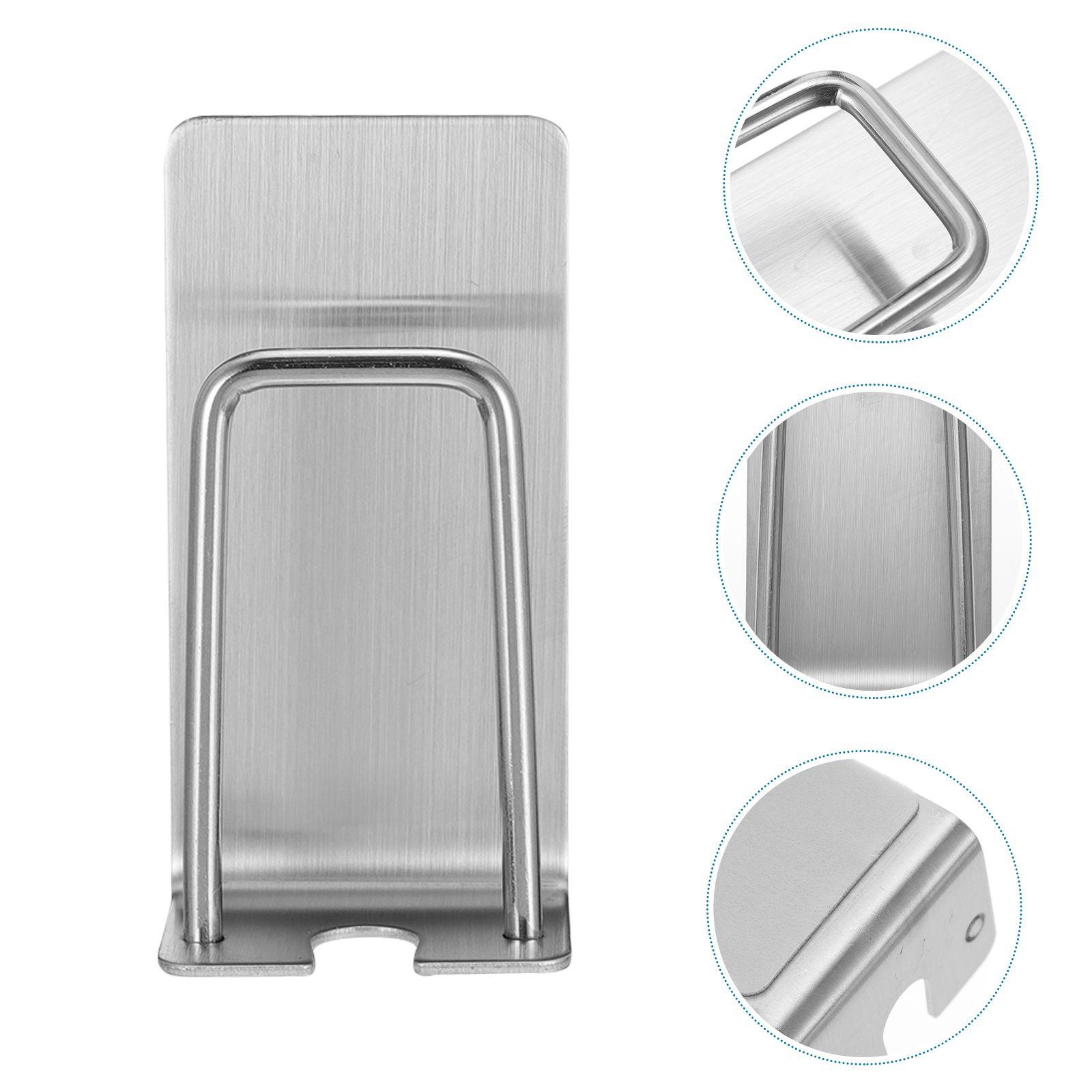 

2 шт. нержавеющая стальная полка для хранения в ванной комнате подставка для зубных щеток детская полка для хранения в ванной без сверла экологичная настенная