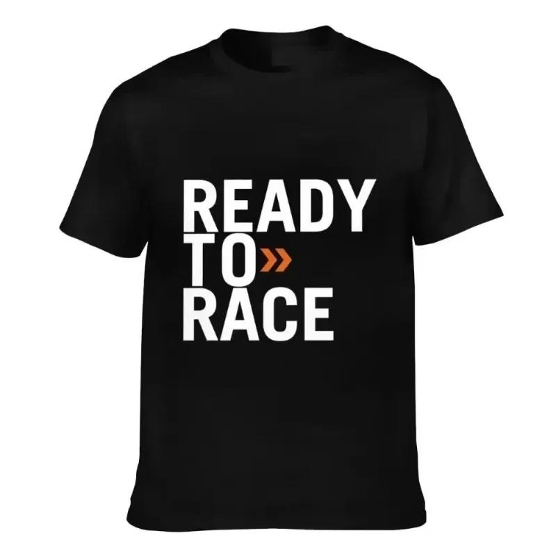 2025 New Hippie Tshirt for Men and Women Design Tops Ready To Race T-Shirt Beach Ktm Awesome T Shirts Summer Fashion Cotton Tops