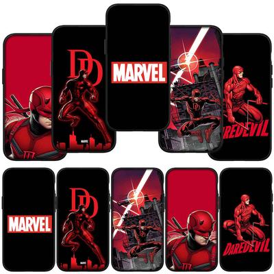 Für iPhone 16 15 Xiaomi Redmi Note 13 12 11 Pro Max X 9 14 XR Samsung Galaxy A16 S24 S23 Plus Huawei OPPO Daredevil Marvel Comics Superhelden-Telefonhülle