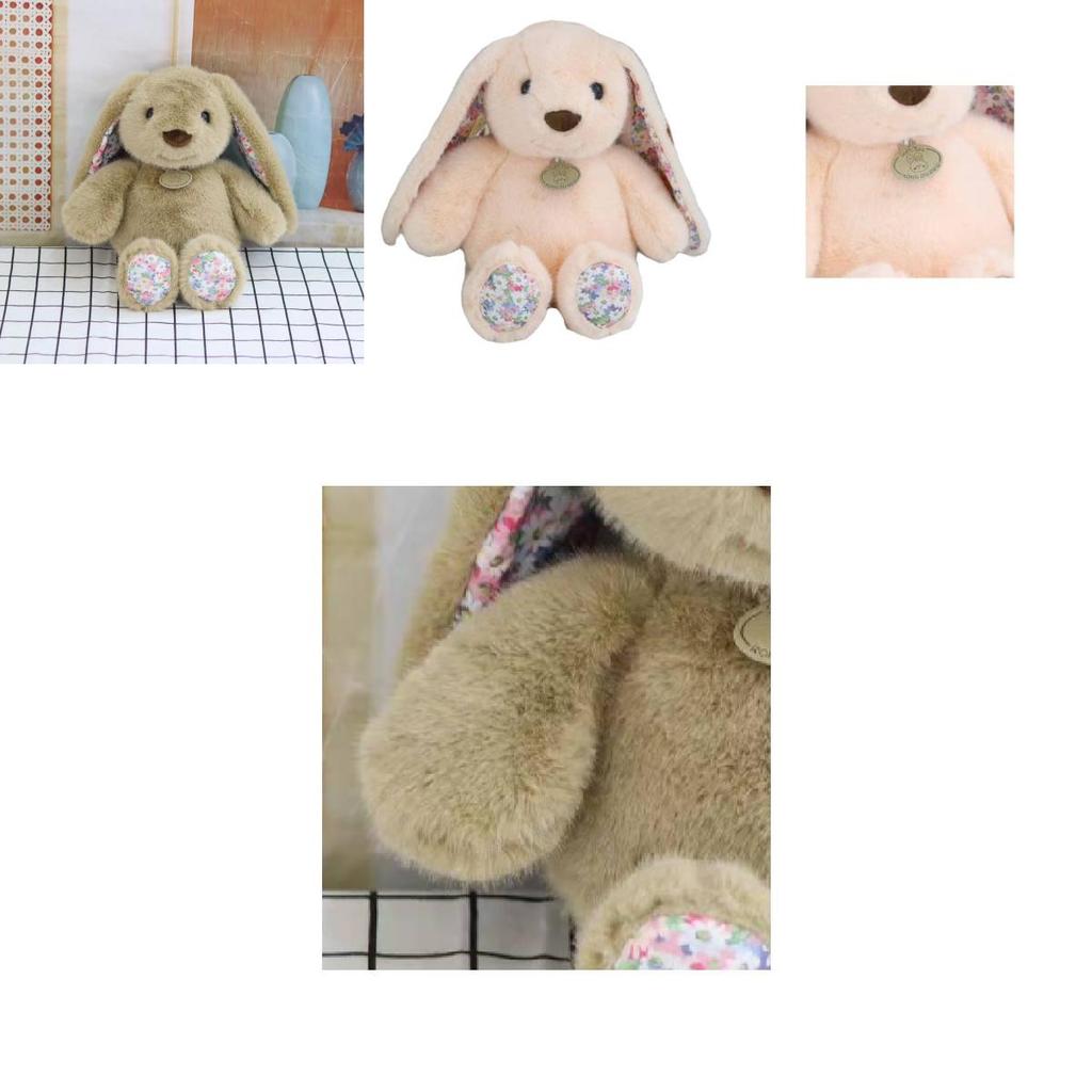 Adorable 8 Inch Plush Bunny Doll Soft Cute Long Eared Rabbit Stuffed Toy Gift