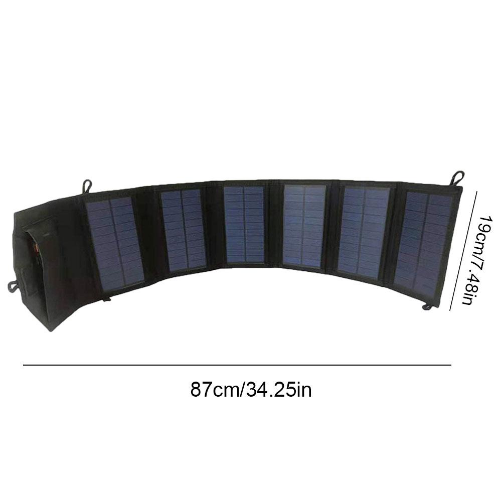 20W Portable Solar Panel IP65 Waterproof Foldable Solar Charger Lightweight Solar Power Station for Outdoor Activities