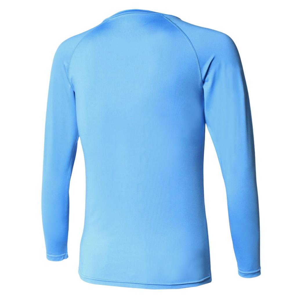 FINTA Stretch Long Sleeve Cool Neck Undershirt FT5997 Medium Soccer/Futsal (2200) Sax,