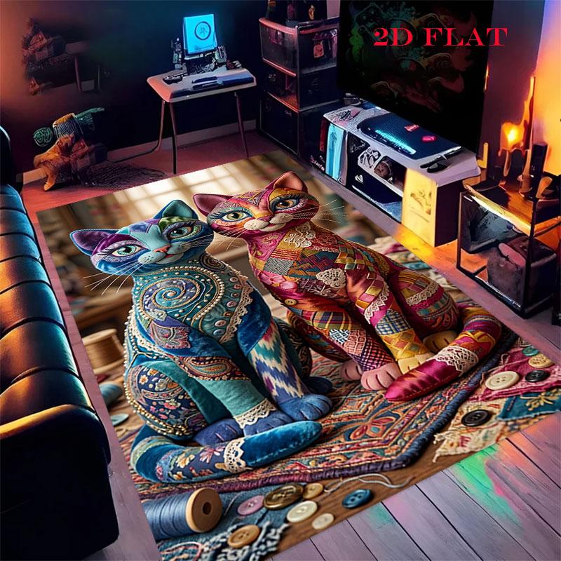 Calm Sensation Carpet Rug for Living Room Bedroom Home Sofa Decoration,Kids play Nonslip Floor Mat