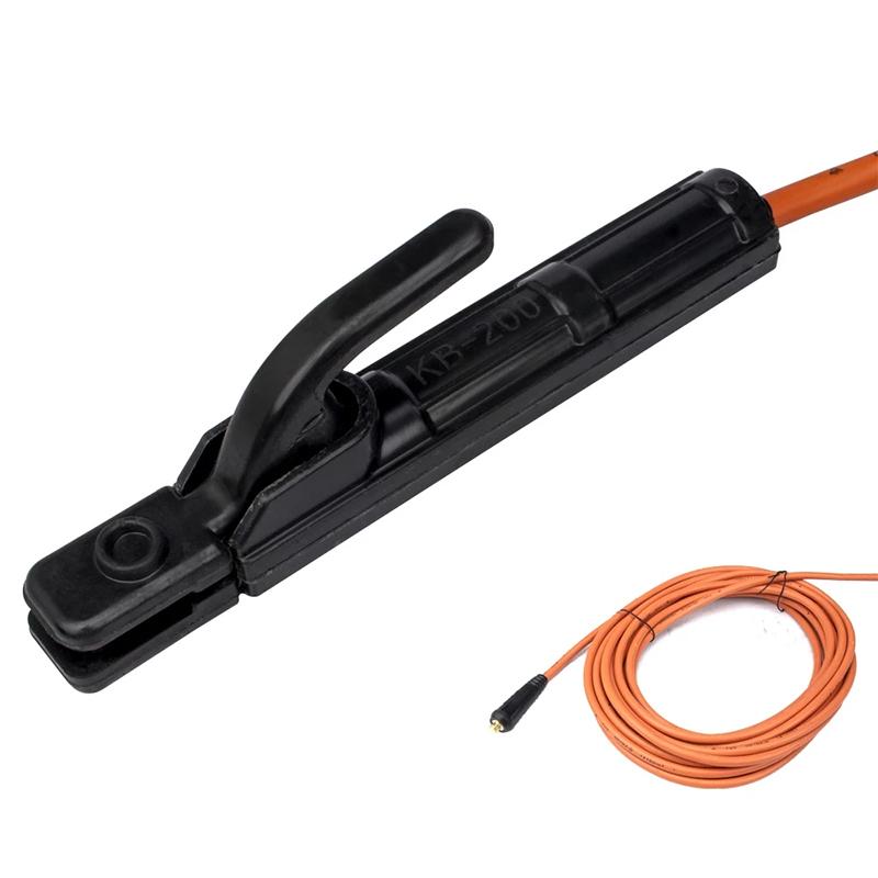300Cm-10M Sveisekabel 300A Sveisekabel 10 Meter Kraftig Strøm Sveiseverktøy Elektrodeholder Messing Jern Sveis