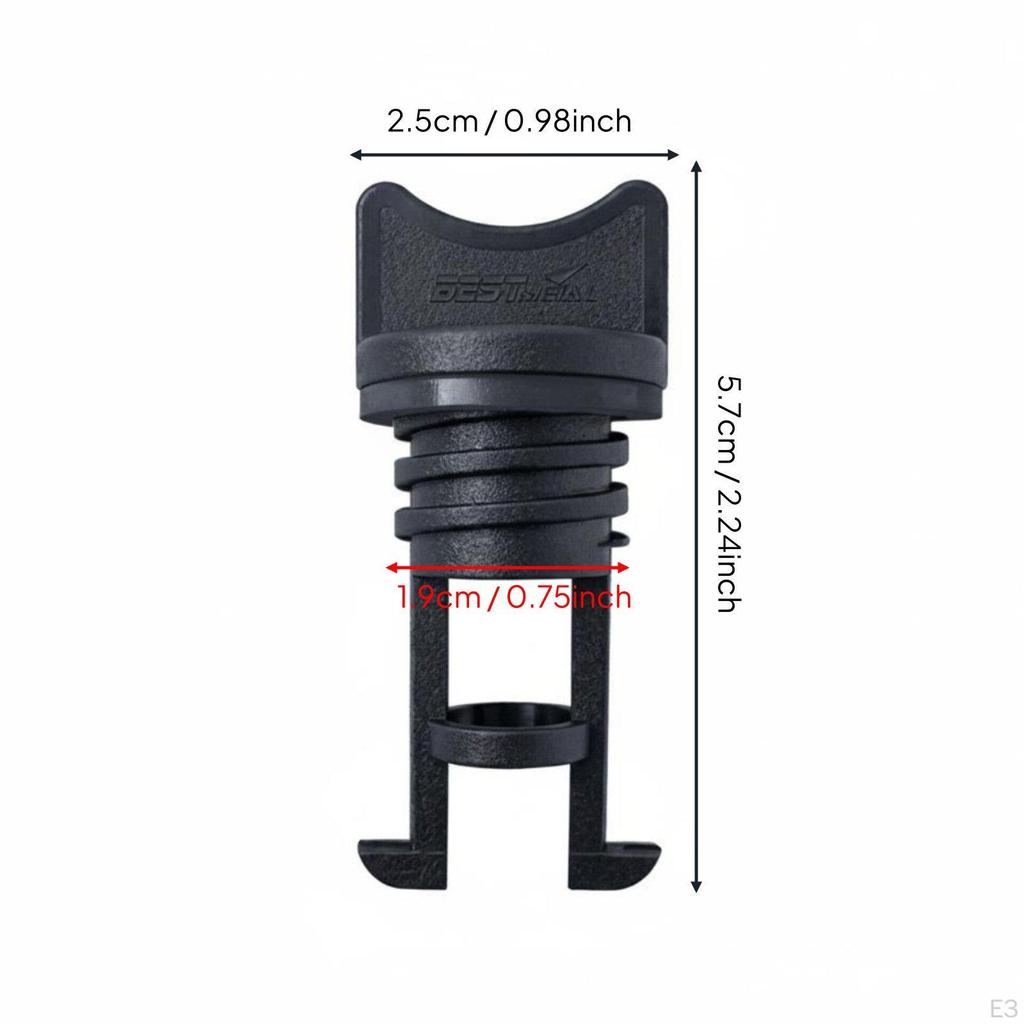 19mm Boat Bung Watertight Seal Kayak Drain Plug Marine Grade Nylon Hull for Kayaking, Canoeing