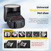ZENIKO Mini Round Head Camera Flash for and Fuji RF12-M Canon, Nikon, Sony,