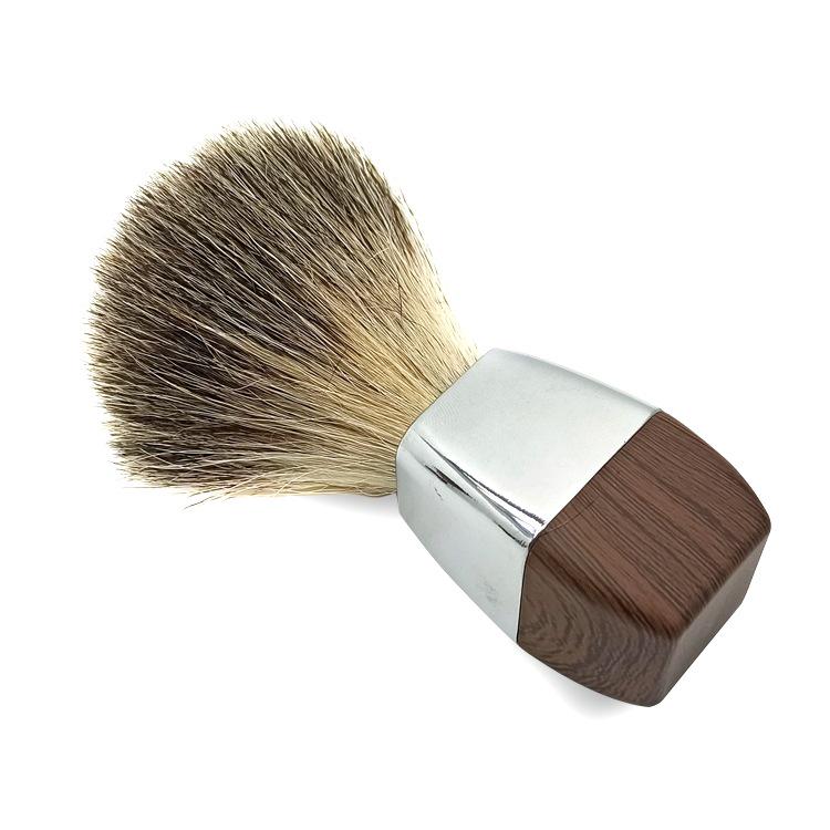 Men's Manual Shaving Set with Razor, Badger Hair Brush, Bowl & Stand