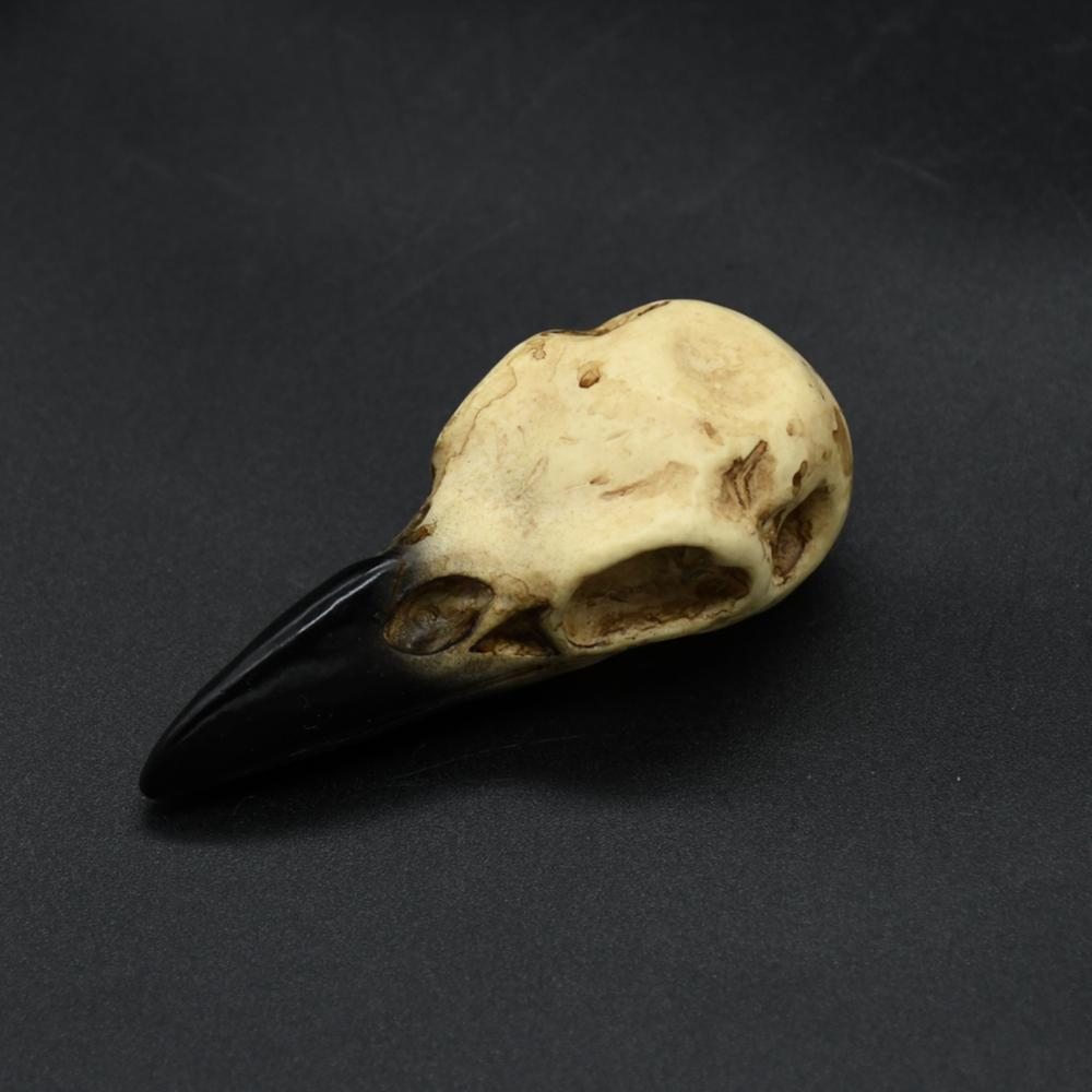 Панк-амулет Подвеска Череп Ворона Винтажное Нордическое Мужское Ожерелье Амулет Байкера Ювелирное Изделие Подарок