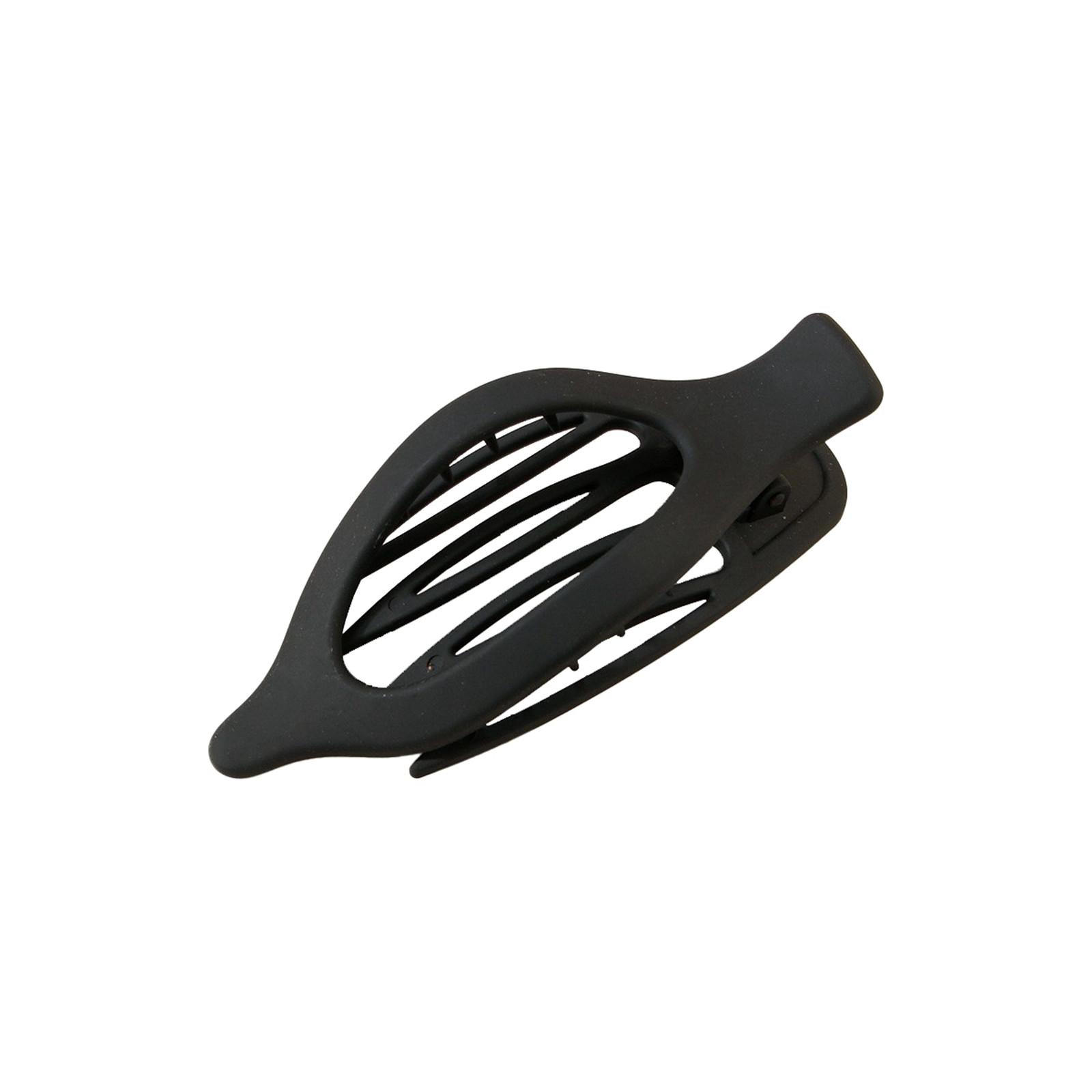 

Плоская заколка, заколка подходит для густых и тонких волос, не скользит. One Size чёрный