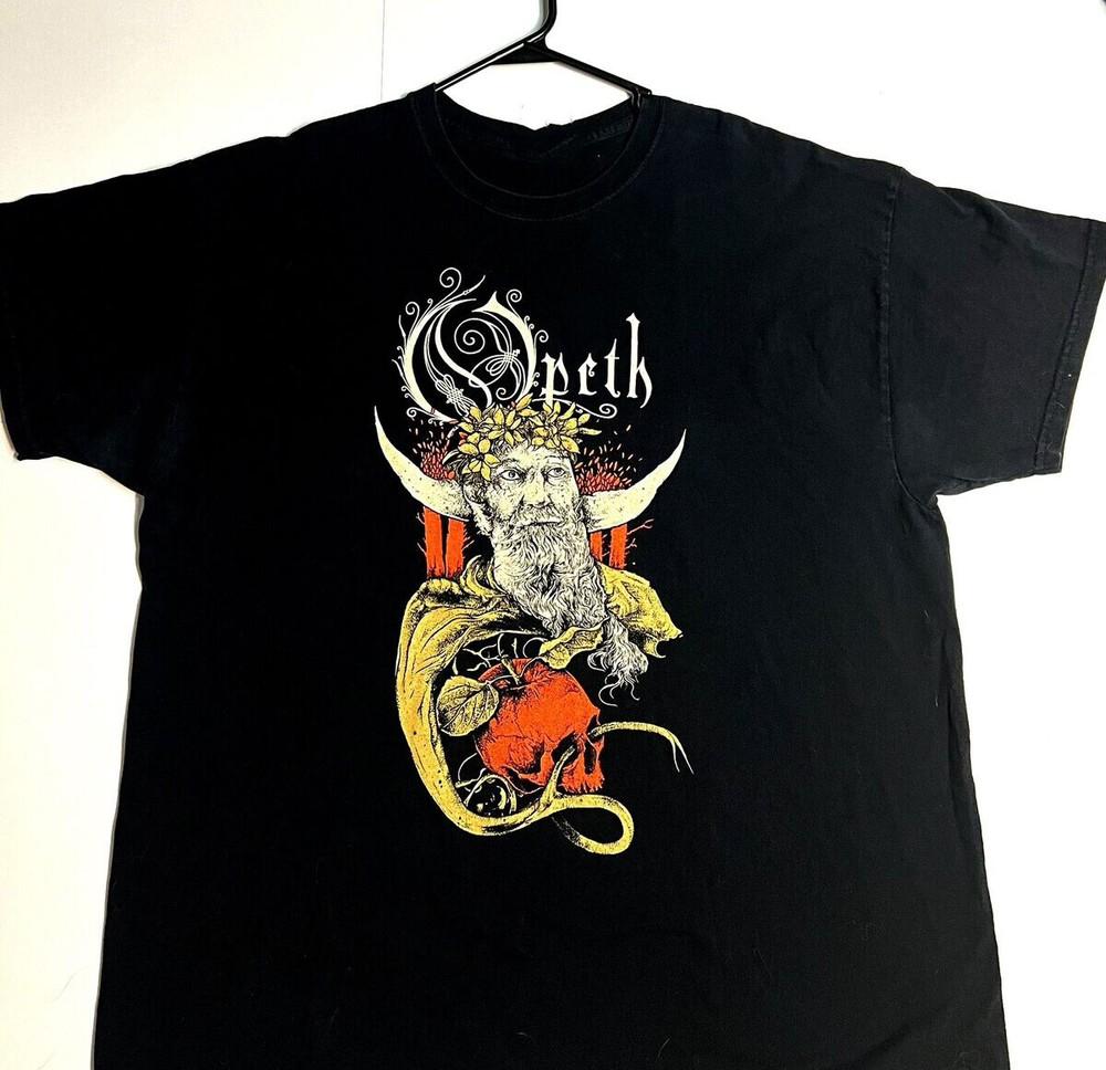 Opeth Band Heavy Cotton Black All Size For Men Women BT313 Unisex T-Shirt L 1990₽