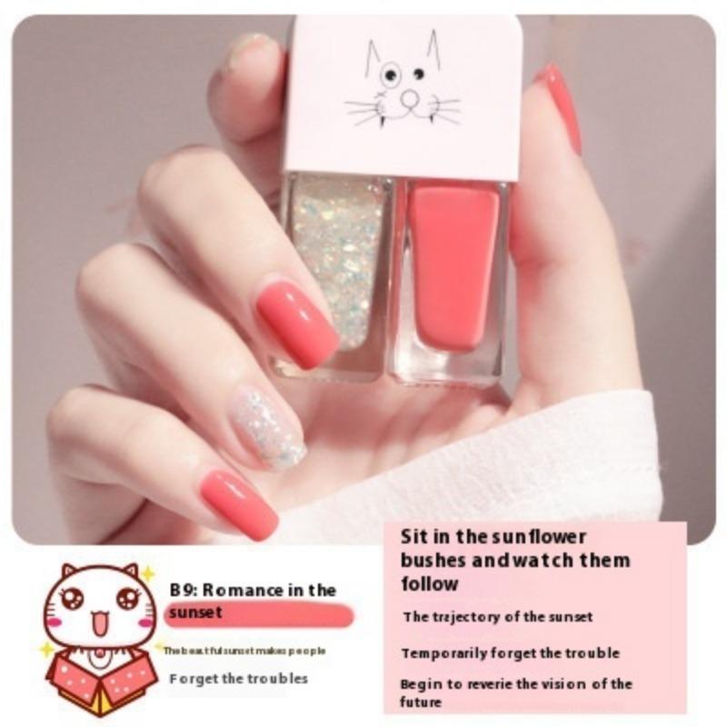 

Лак для ногтей New Twin No-bake Быстросохнущая основа для лака для ногтей Seal Lasting Matte Nail Polish Glue Normal Specifications