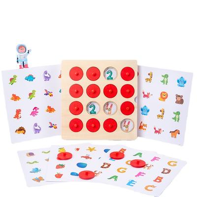 Children'S Memory Chess Zhiyi Toys Children'S Parent-Child Interactive Table Games Memory Concentration Training