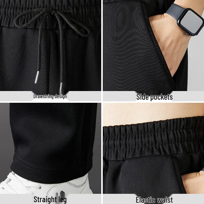 Warrior Men's Drawstring Straight-Leg Casual Sport Pants