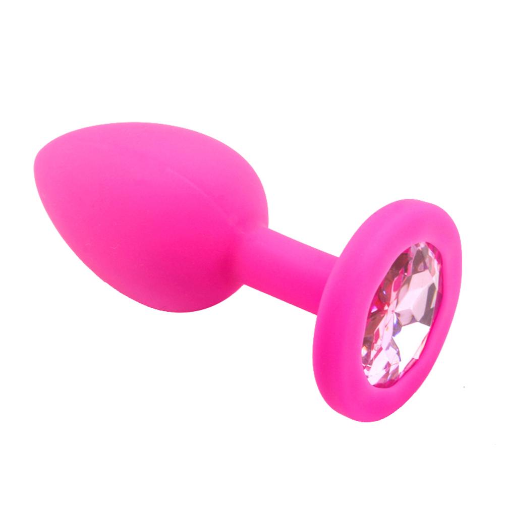TA 3D Faux Diamond Butt Anal Plug Masturbación Pareja Coqueteo Juguete Sexual