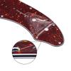 FLEOR 4-Ply Tele RI Style Guitar Pickguard, 12 Threaded Holes for Tele Thinline Guitars, Red Tortoise