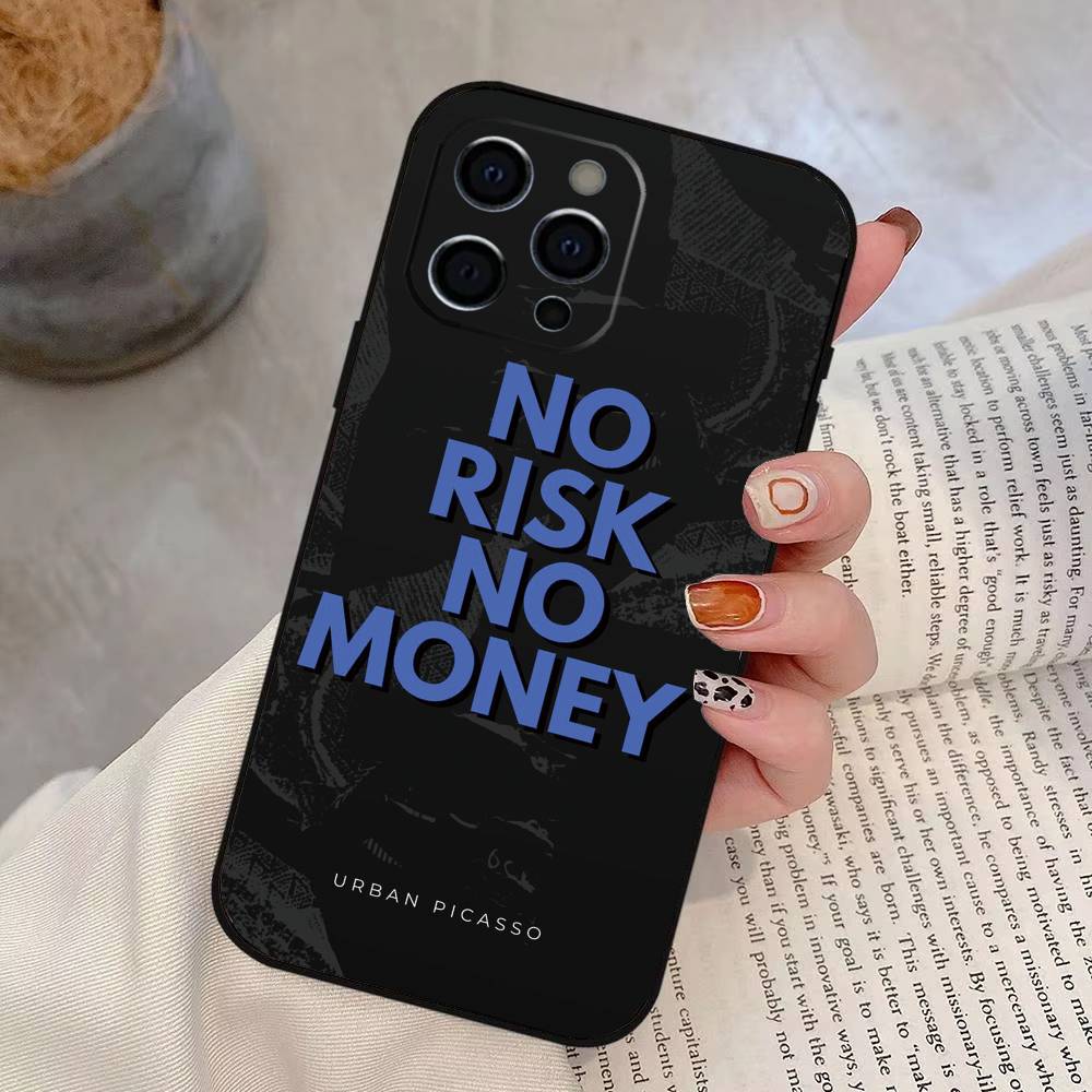 Day Trader Trading RISK RICH Phone Case Silicone Soft For IPhone 17 16 15 14 13 12 11 X XR Plus Pro Max Plus