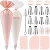 40-Piece Cake Decorating Nozzle Set With TPU Piping Bag Icing Scraper Buttercream Frosting