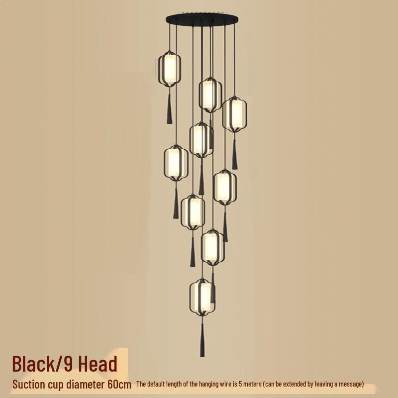 Chinese Zen Style Single Head Pendant Light for Restaurant, Bedroom, Tea Room, Corridor, and Dining Room