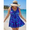 Traje de baño Tankini para mujer talla S Plus Estampado Floral Separado Falda de baño Skirtini