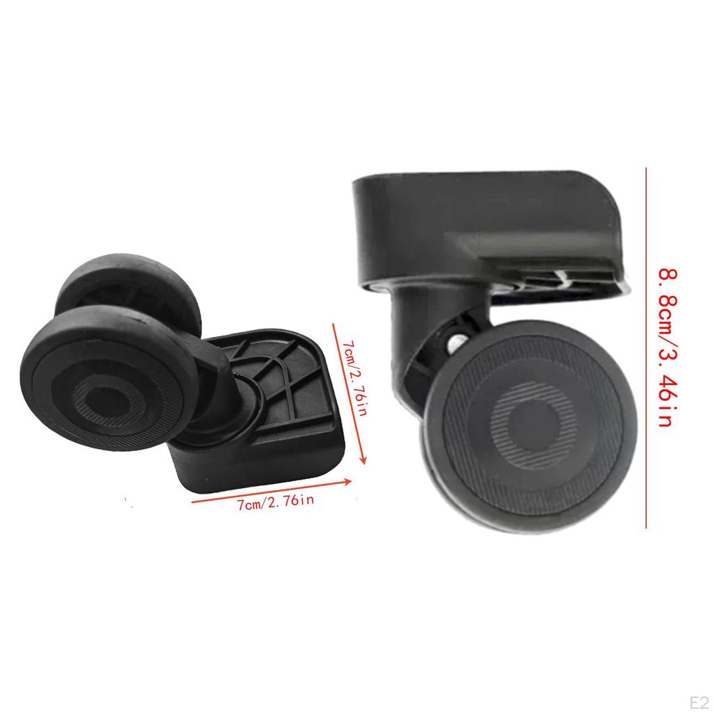 Luggage Wheels Replacement Suitcase Caster Easily Install Wear Resistant Lightweight Spare