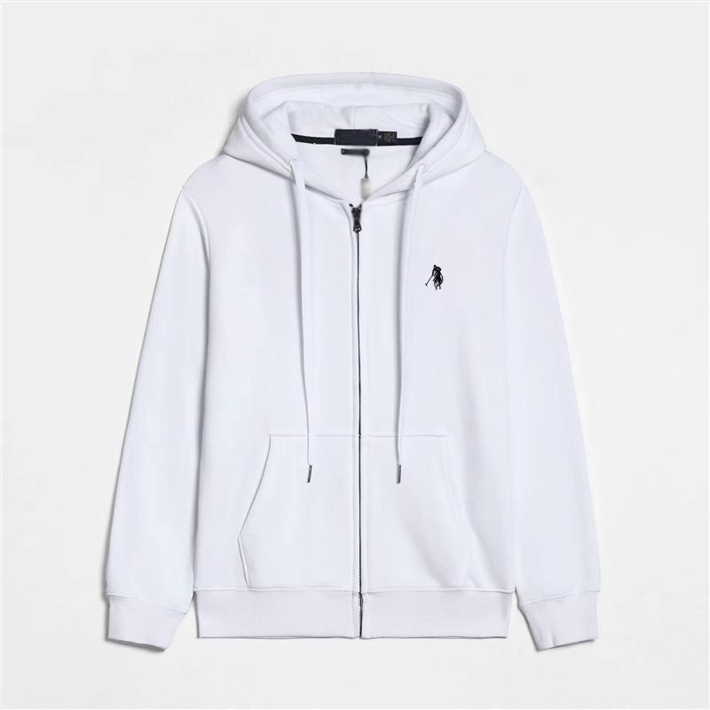 Men's Embroidered Lightweight Cotton Hoodie - Loose Fit, Plus Size, Hooded Cardigan for Spring and Autumn