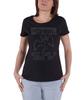 Led Zeppelin T Shirt USA 1977 Band Logo New Official Womens Skinny Fit Black 14