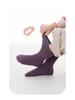 Mädchen-Baumwollsocken in mittlerer Wadenlänge - Einfarbig für Frühling, Herbst und Winter