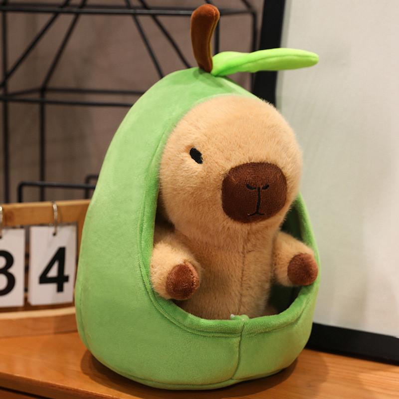 Capybara Fruit Nest Cartoon Plush Toy Girls Gift For Children Bedroom Decor