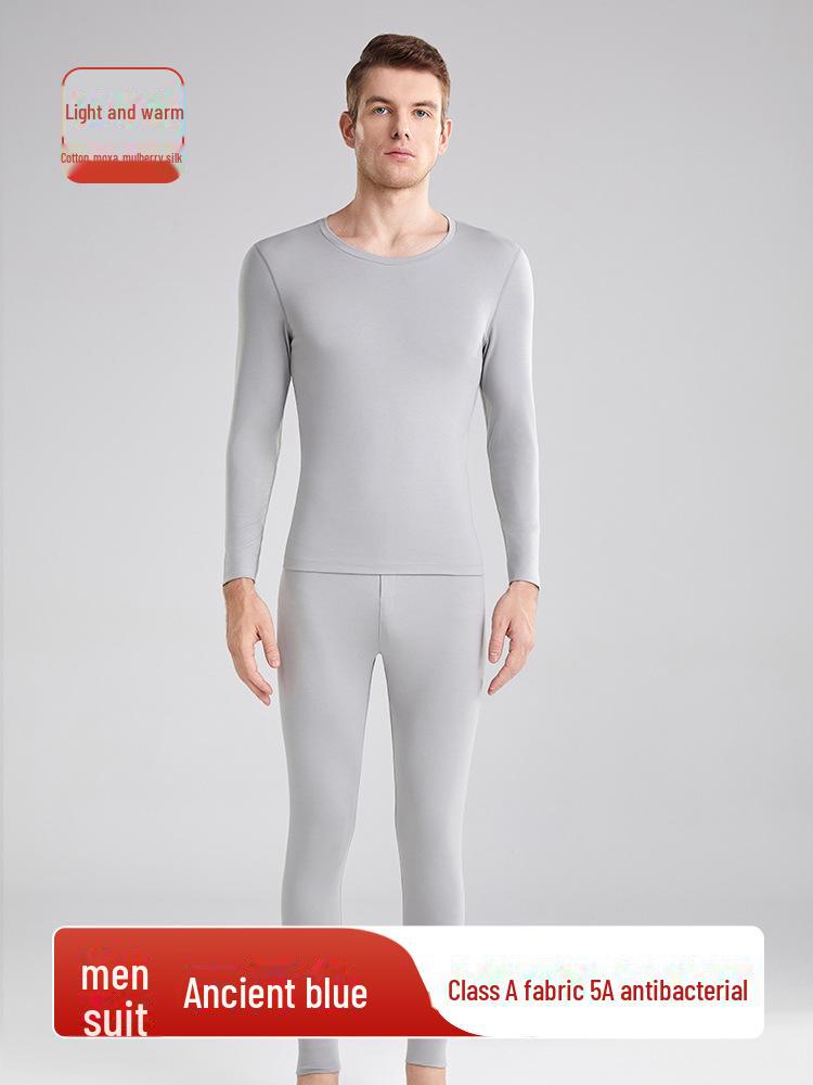 Class A Unisex 80-Count Long-Staple Cotton Modal Thermal Underwear - Lightweight and Warm for Autumn.
