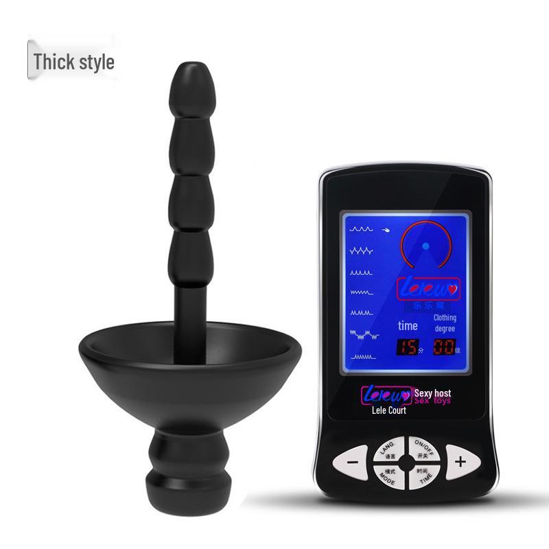 Electric Shock Urethral Dilator and Glans Stimulator for Adult Male SM Play