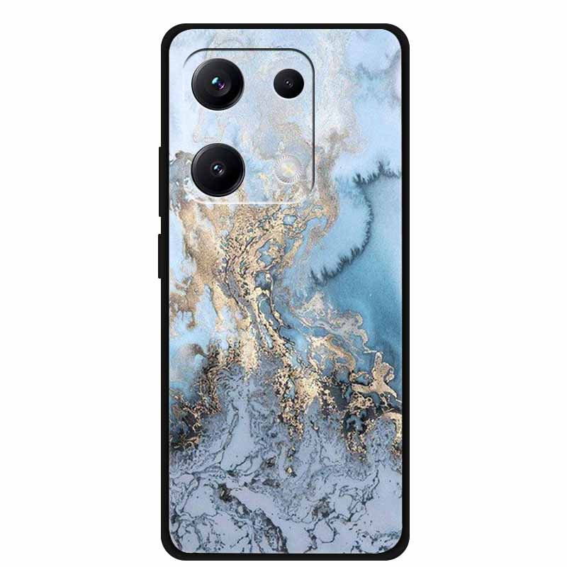 For Redmi Note 14S Case Note14S Marble Back Soft Cover Bumper TPU Phone Case For Xiaomi Redmi Note 14 S Silicone Shells Funda