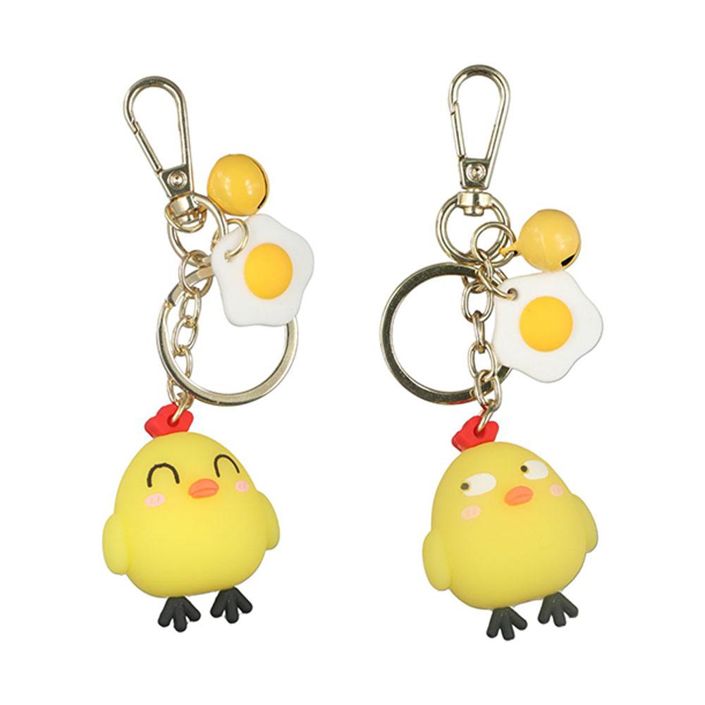 

Cartoon Animal Shape Accessories Chicken Keychain Backpack Pendant Chicken Shape Doll Bag Pendant A