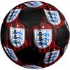 England Nationalmannschaft Fußballlogo Größe 5 Fußball, Maschinengenähtes PVC, Langlebig & Hoher Rückprall, für Alle Altersgruppen geeignet, Fanartikel, Spiele & Außenbereich.