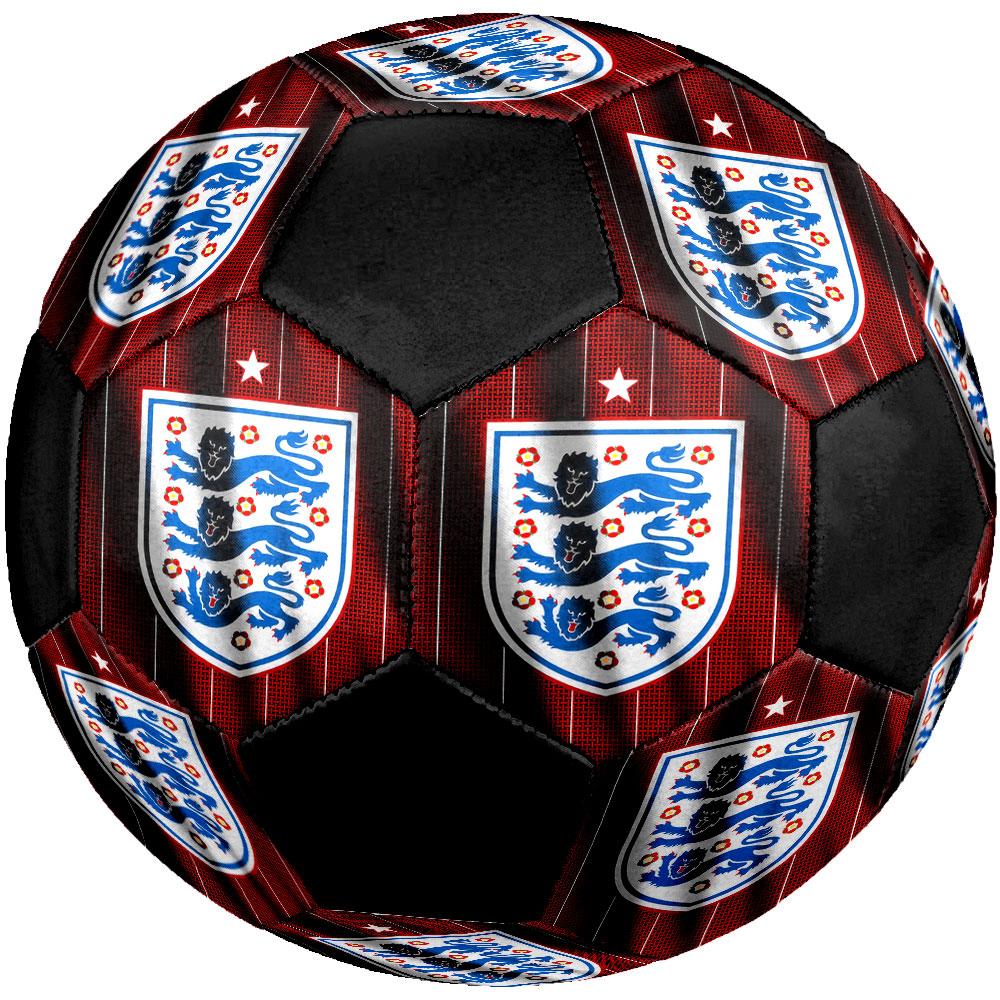 England Nationalmannschaft Fußballlogo Größe 5 Fußball, Maschinengenähtes PVC, Langlebig & Hoher Rückprall, für Alle Altersgruppen geeignet, Fanartikel, Spiele & Außenbereich.