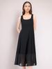 ACUD Sleeveless Sheer Dress_Black