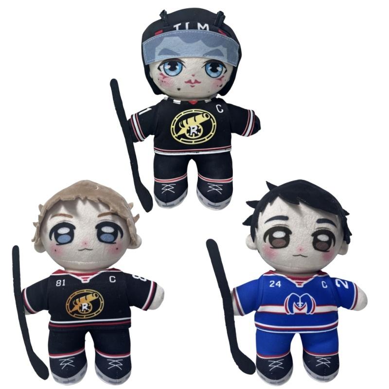Movie TV Heated Rivalry Plush 25cm Couple Hollander Rozanov Plush Soft Stuffed Shane Ilya Plushie Pillow Doll Toy Fans Gift