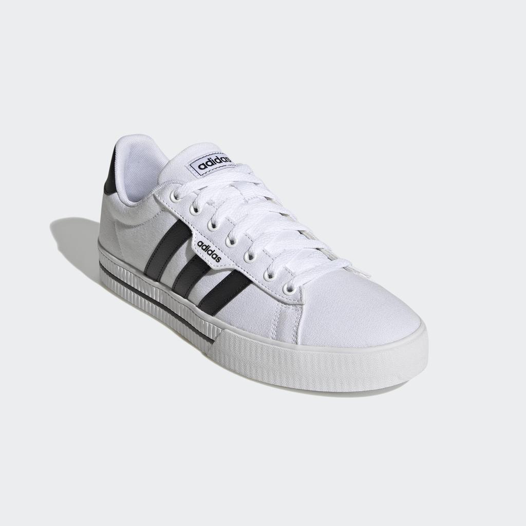 Adidas DAILY Footwear Size 3.0 M, White/Core Black/Footwear White, 26.0CM