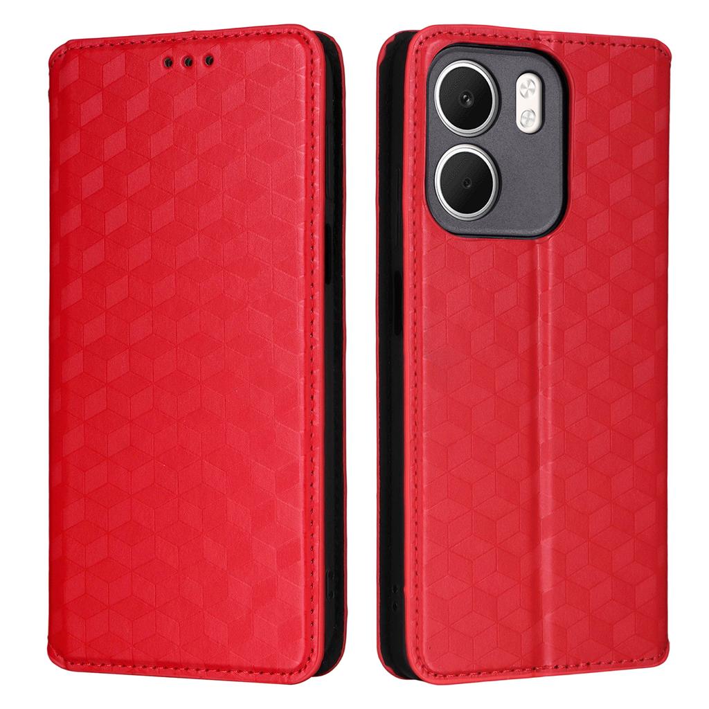 For Oppo A5x 5G/4G Case Wallet Rhombus Imprinted Leather Phone Cover